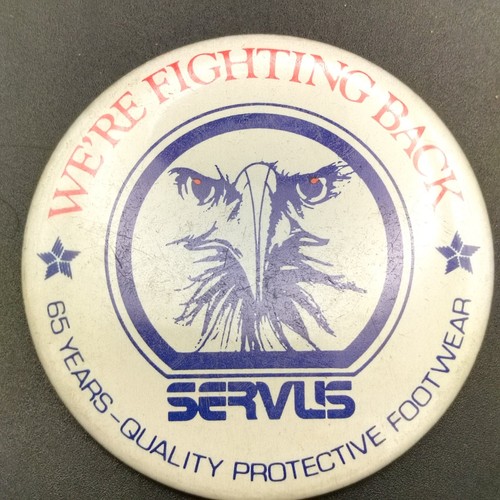 Servus pinback button - servus,