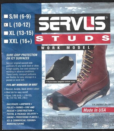 Servus ice grippers studs for - grippers,